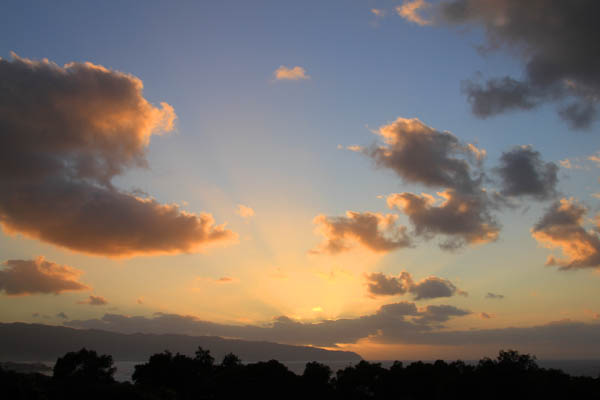 Sunset on the North Shore Oahu
