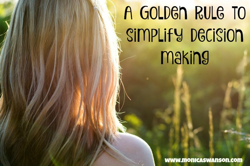 golden rule life balance