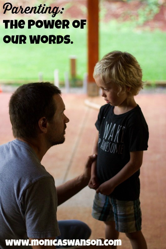 power of words, parenting