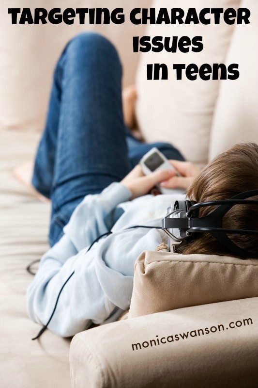 Teenager listening music on the couch