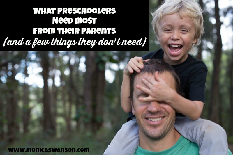 what preschoolers need